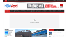 Desktop Screenshot of niskevesti.info